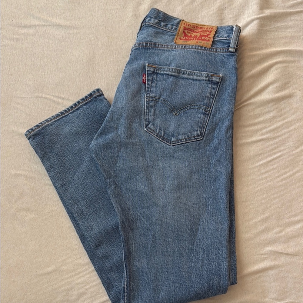 Levi's Blue Straight Jeans Timeless Style